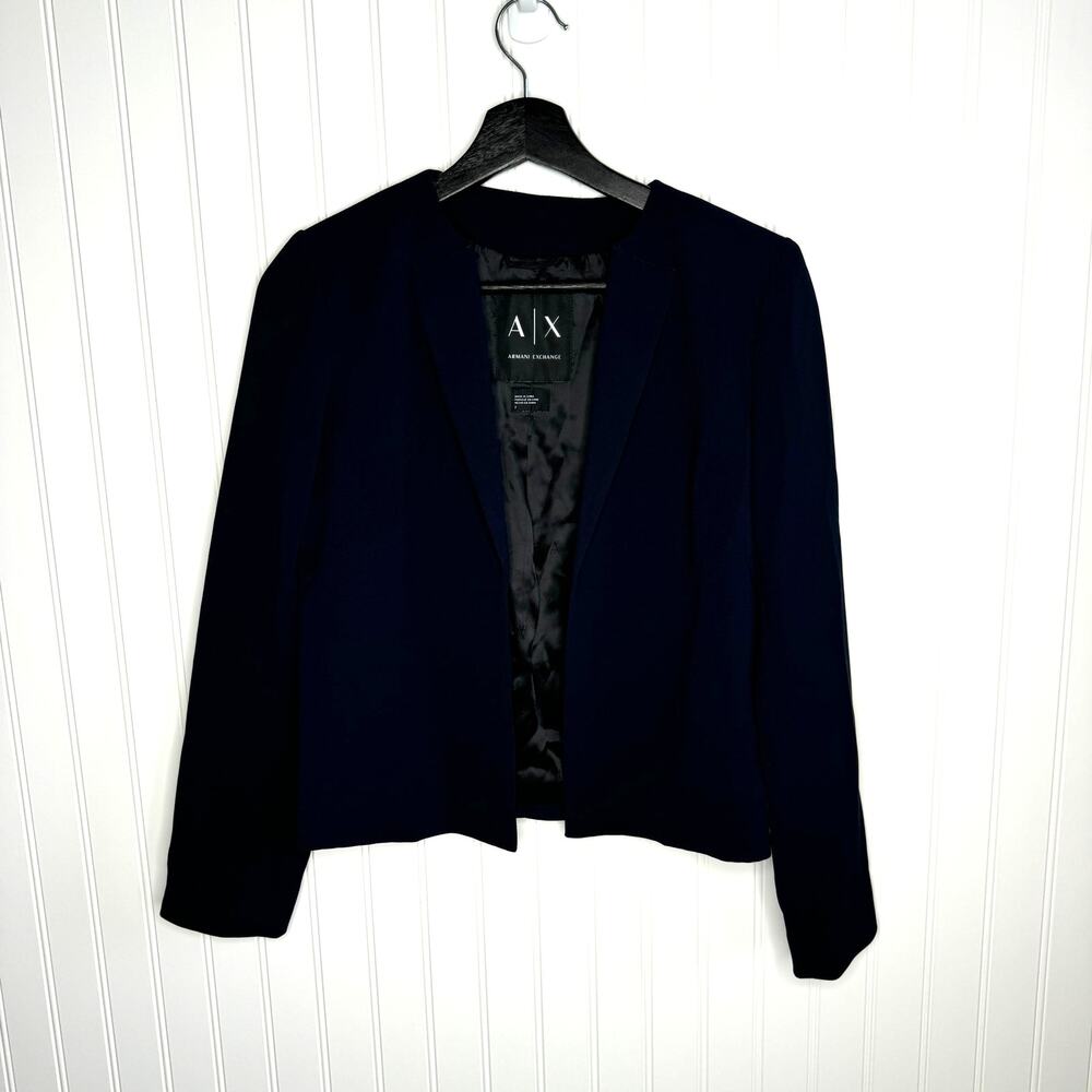 Armani Exchange Women's Navy Blazer Size 2